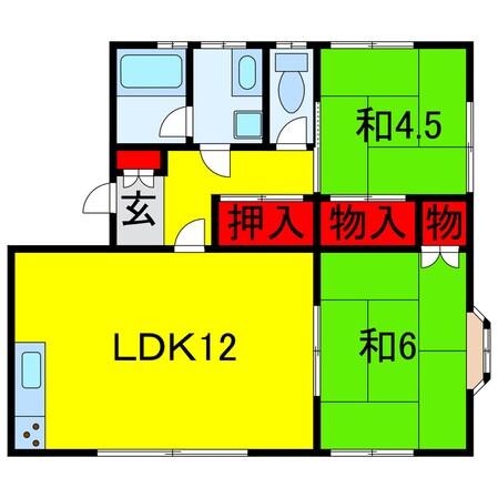 姉ケ崎駅 徒歩19分 1階の物件間取画像